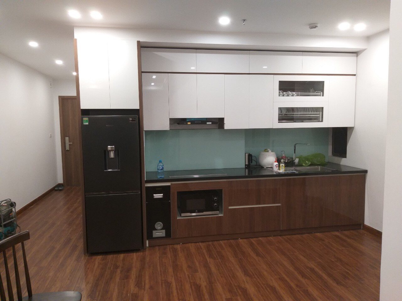 Tủ bếp gỗ MDF Cốt xanh chống ẩm TBHM69 7 Melamin 6 1