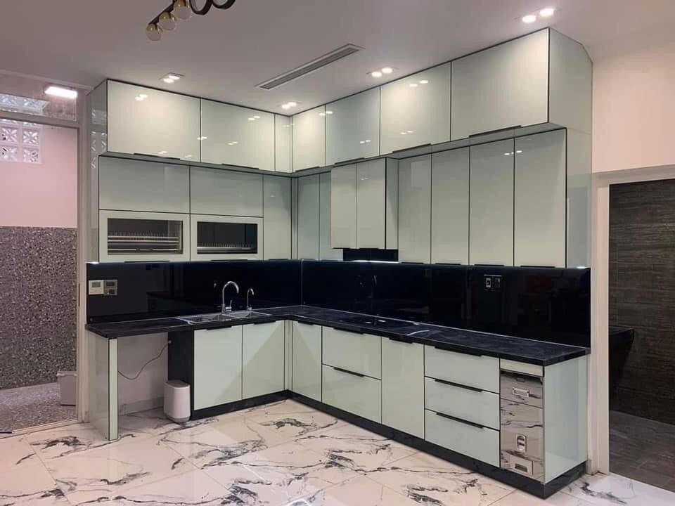 Tủ bếp Inox Cánh Kính TBHM06 3 tu bep inox canh kinh tbhm1201