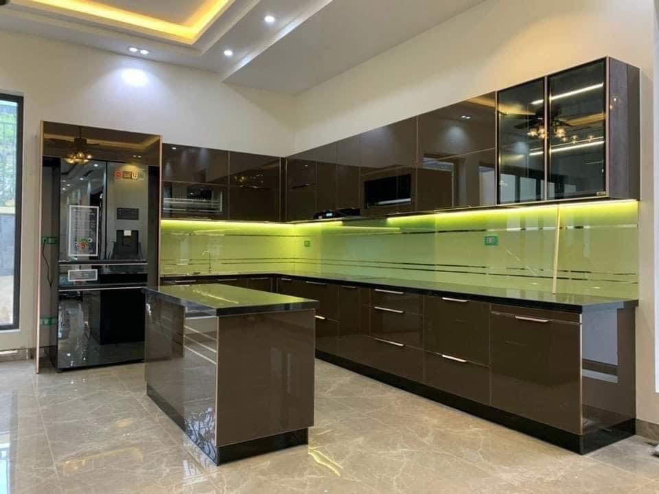 Tủ bếp Inox Cánh Kính TBHM01 10 tu bep inox canh kinh tbhm1601