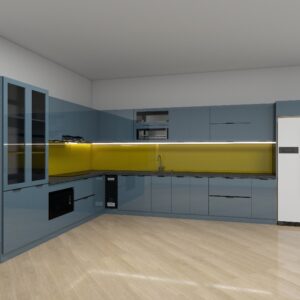 Tủ bếp Inox Cánh Kính TBHM05 6 tu bep inox canh kinh tbhm0503