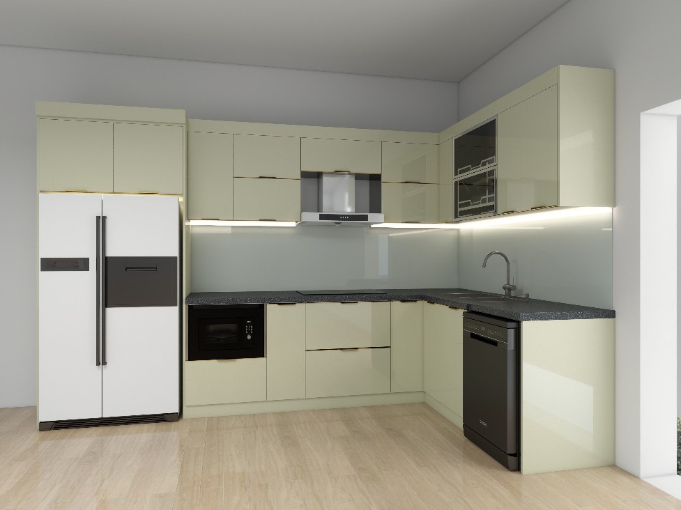 Tủ bếp Inox Cánh Kính TBHM13 2 Tủ bếp Inox Cánh Kính TBHM13 - Ảnh 2