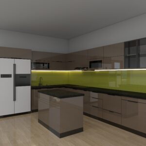 Tủ bếp Inox Cánh Kính TBHM16 7 tu bep inox canh kinh tbhm1602