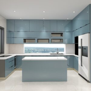 Tủ bếp Inox Cánh Kính TBHM17 6 tu bep inox canh kinh tbhm1702