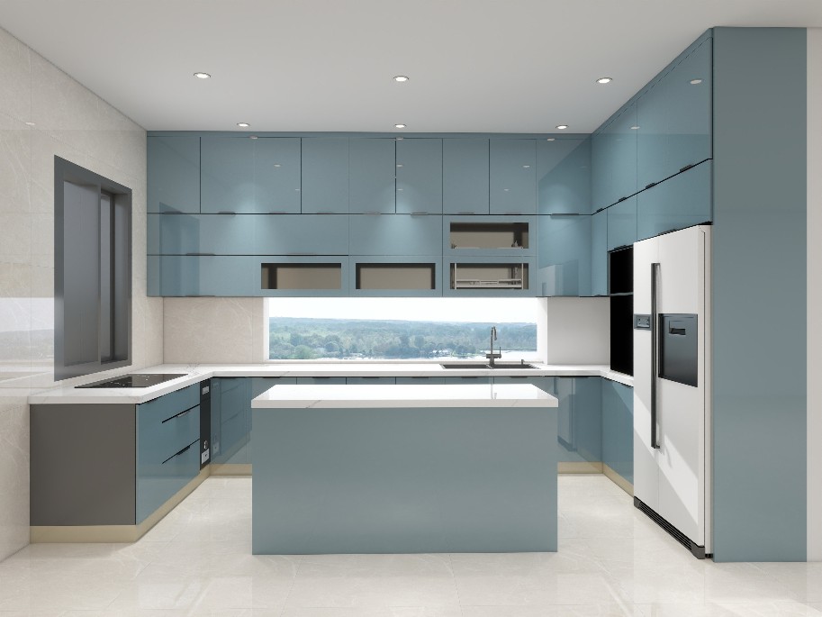 Tủ bếp Inox Cánh Kính TBHM17 3 Tủ bếp Inox Cánh Kính TBHM17 - Ảnh 3