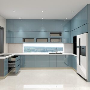 Tủ bếp Inox Cánh Kính TBHM17 5 tu bep inox canh kinh tbhm1705