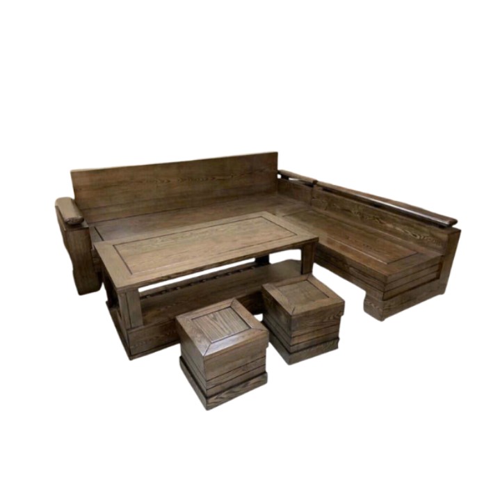 Ghế sofa gỗ tự nhiên SFHM15 1 Ghế sofa gỗ tự nhiên SFHM15