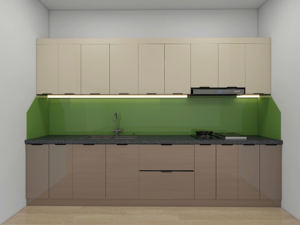 Tủ bếp Inox Cánh Kính TBHM60 1 Tủ bếp Inox Cánh Kính TBHM60