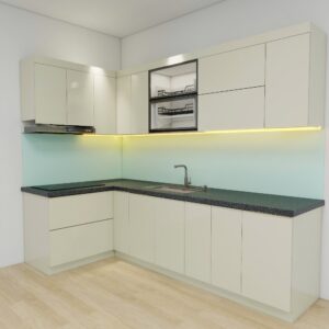 Tủ bếp Nhựa Picomat Cánh Acrylic TBHM64