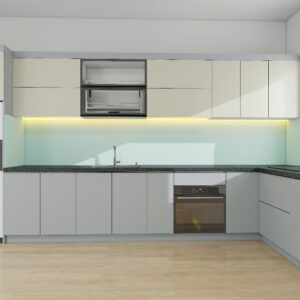 Tủ bếp Nhựa Picomat Cánh Acrylic TBHM65